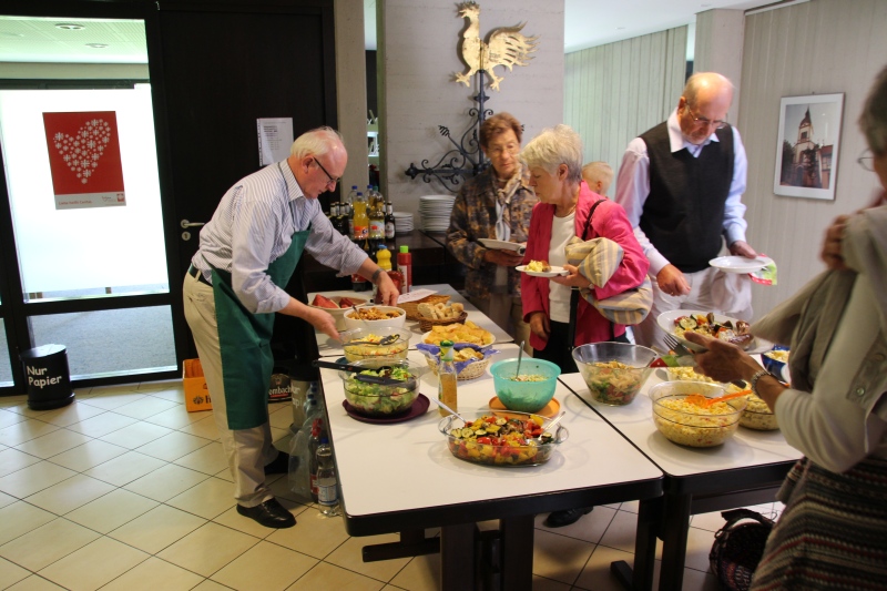 Buffet nach dem Konzert